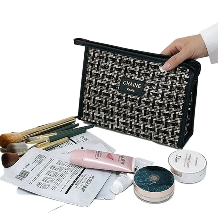 26*11*9cm Large Capacity Travel Cosmetic Bag Portable Women Makeup Case Waterproof Multifunctional Organizer Storage Bag