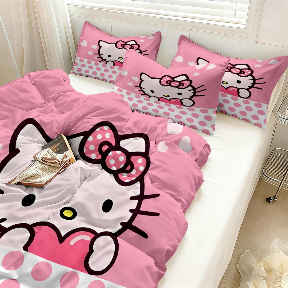 

Sanrio Hello Kitty Minimalist Quilt Cover is a comfortable and lightweight quilt cover suitable for all skin types.