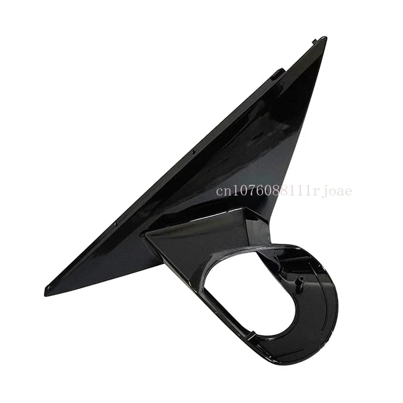 Black Front Window Triangle Trim Plate Mirror Garnish Panel Base Holder for BMW 5 Series G30 G31 G38 2018 2019 2020 2021 2022