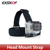 Head Mount Strap Wearing Head Belt For Gopro Hero 13 12 11 10 9 8 7 6 5 AKASO DJI SJCAM H9R Action Camera Accessoires