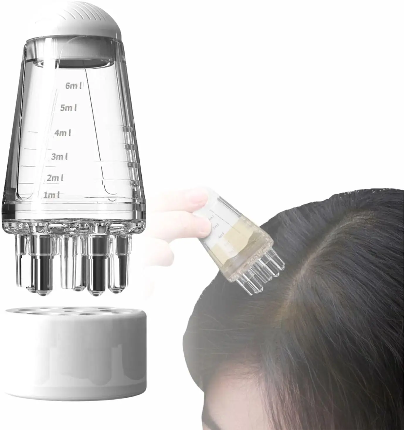 

Hair Oil Applicator – Scalp Massage Comb for Hair Care and Relaxation