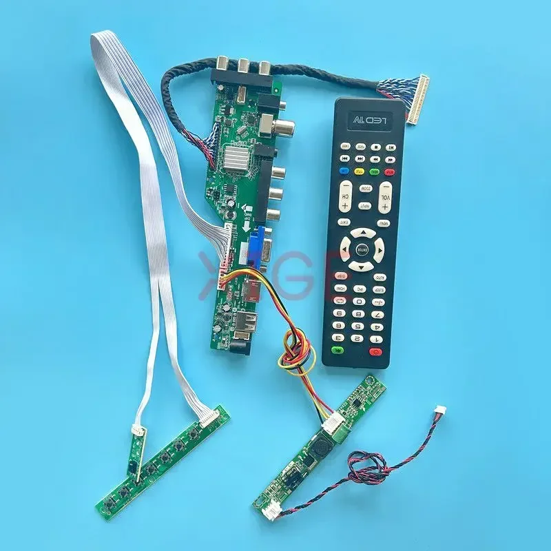 

For LM200WD3 LM200WD4 M200FGE M200RW01 LCD Driver Board 1600*900 Display 20" 30-Pin LVDS AV+USB+DHMI+VGA Digital Signal DVB Kit