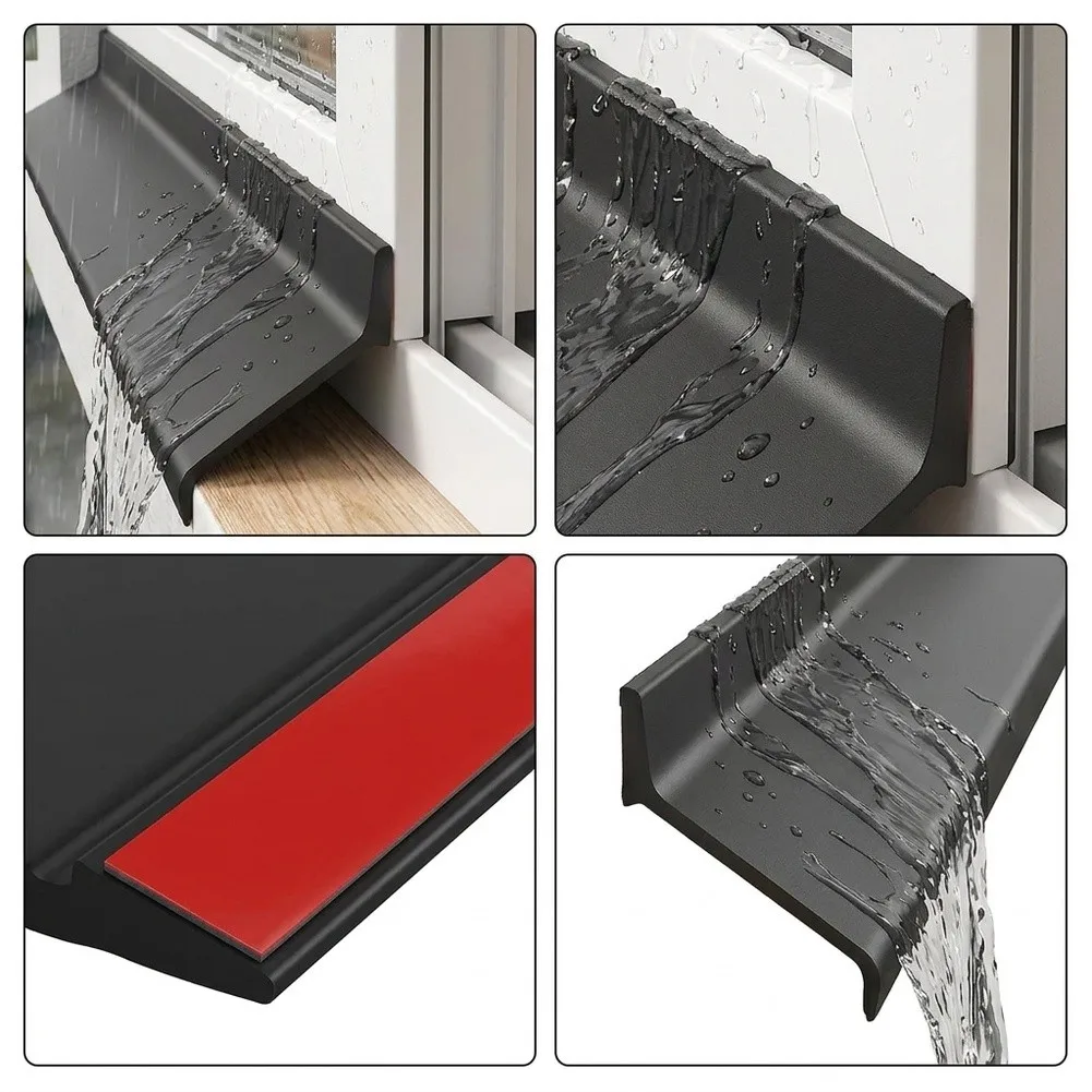Flexible Rubber Weather Stripping Seal Strip for Windows Doors and Balcony Gaps Waterproof Home Sealing Solution