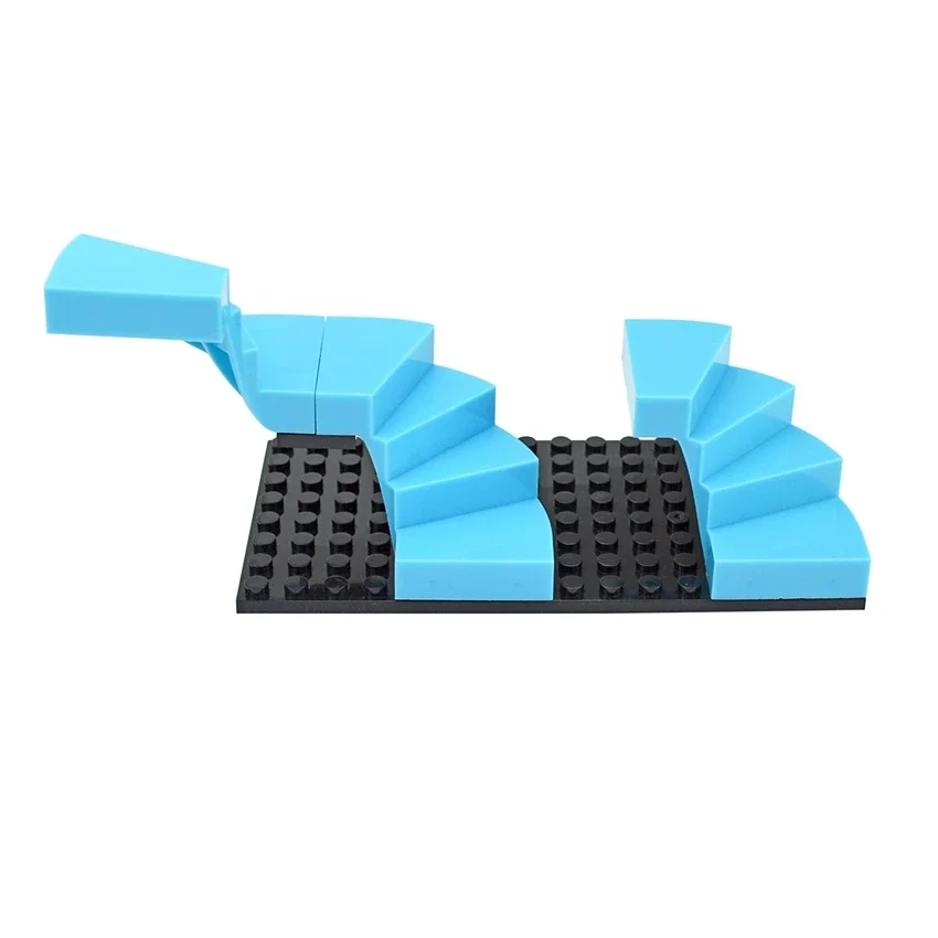 

Assembles Particles MOC Parts Left Staircase Stairs 6x6x4 Building Block Toys For Kids Compatible Leduo 28466 Educational Bricks