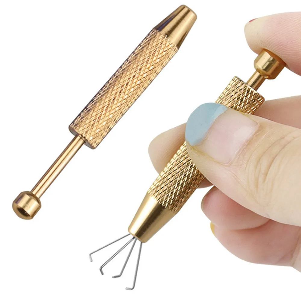 2 шт., разные размеры, шарик для пирсинга из нержавеющей стали, жемчужный захват, инструмент для захвата с 4 зубцами для крошечных ювелирных чипов, электронный компонент 2 шт., разные размеры, шарик для пирсинга из нержавеющей стали, жемчужный захват, инструмент для захвата с 4 зубцами для крошечных ювелирных чипов, электронный компонент