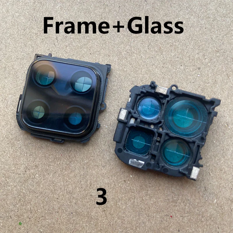 New For Xiaomi Redmi Note 9 Pro Max Rear Camera Glass Lens Back Camera Glass With Frame Holder Cover Note 9s Replacement