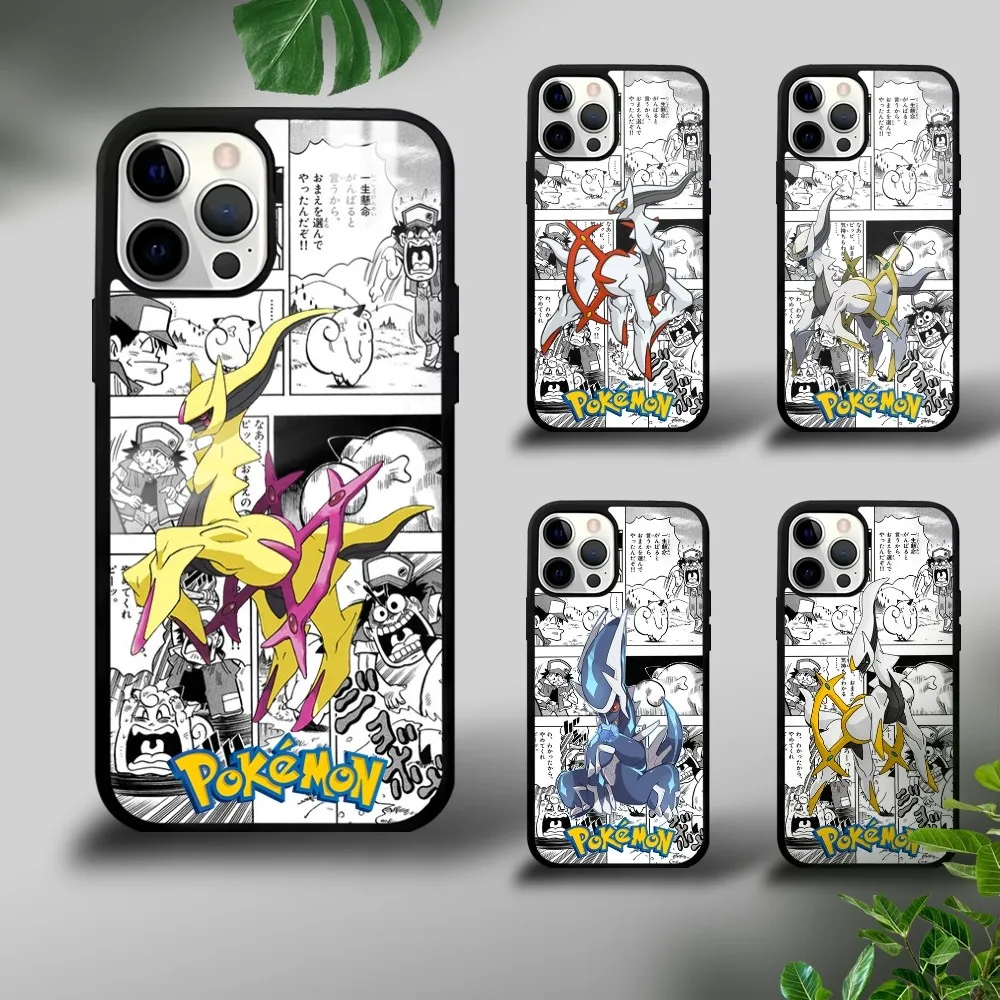 Funny Cartoon Arceus Phone Case For iPhone 16 15 14 13 12 11 Pro Xs Max Mini Plus Celulares Hard Funda