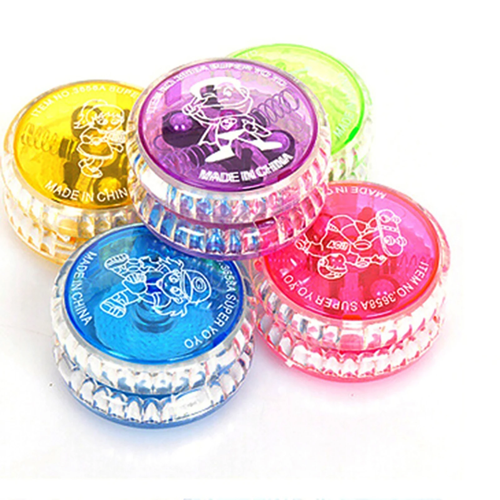 

Flashing Led Glow Light Up Yoyo Promotes Hand-eye Coordination YO-YO Toys for Classroom Reward and Birthday Gift