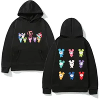 Sudadera con capucha Lovelys de mascota oficial de dos veces Lovelys Cute 2025 Otoño/Invierno Sudadera con capucha cómoda de algodón con estampado de dibujos animados informal para hombre y mujer