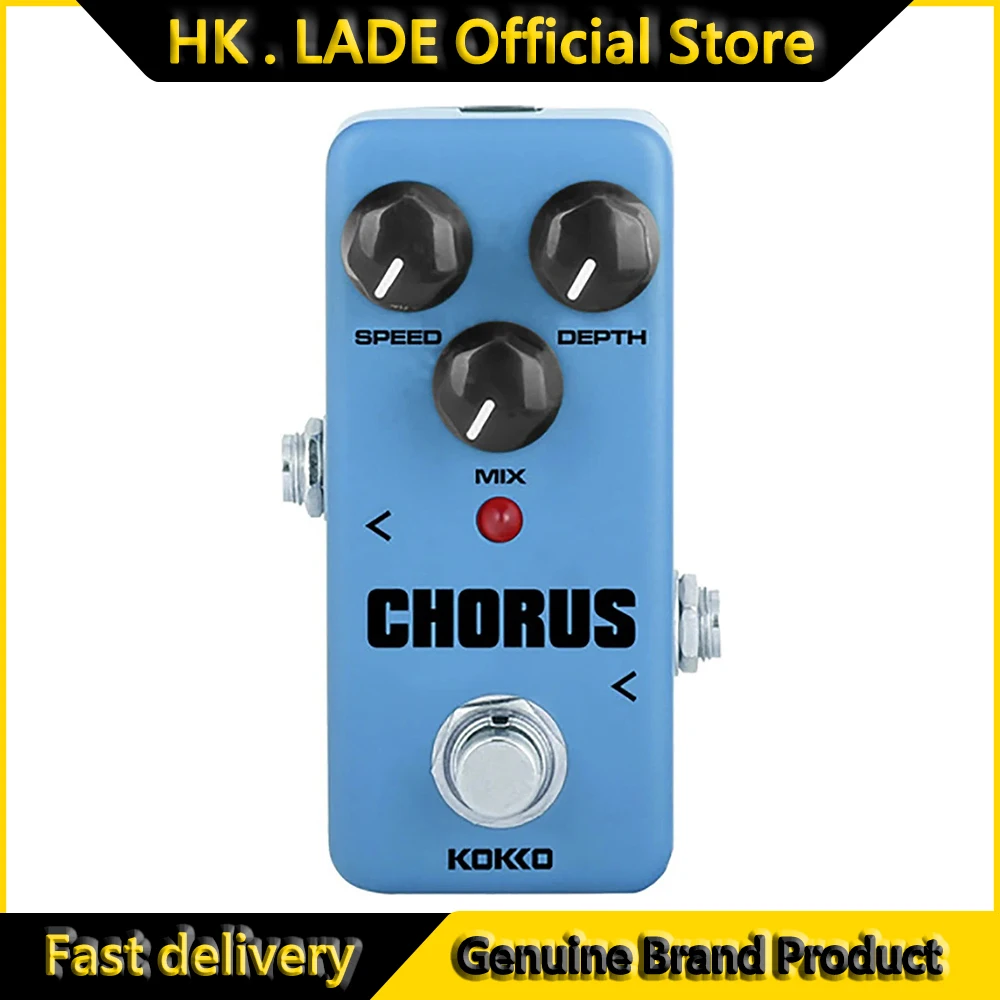 

KOKKO FCH-2 CHORUS Педаль эффектов для гитары, аналоговая педаль эффектов для хора, True Bypass, детали и аксессуары для электрогитары