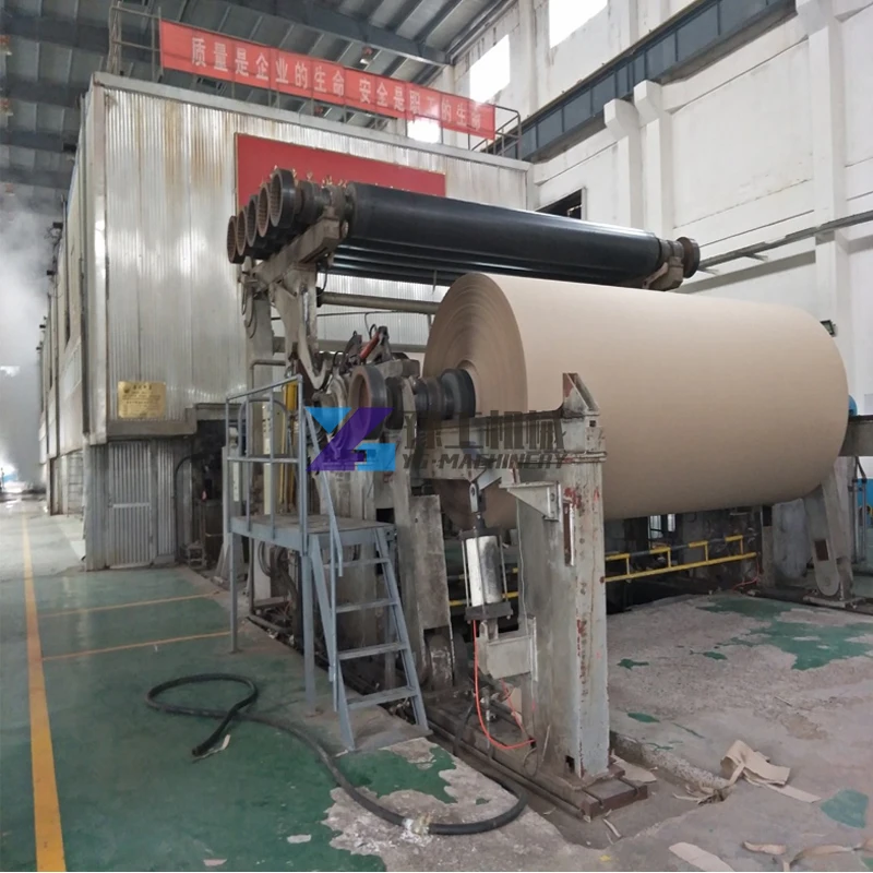 Cotton Rice Straw Recycling Carton Paper Machine Box Making Machine for Corrugated Cardboard Production Line