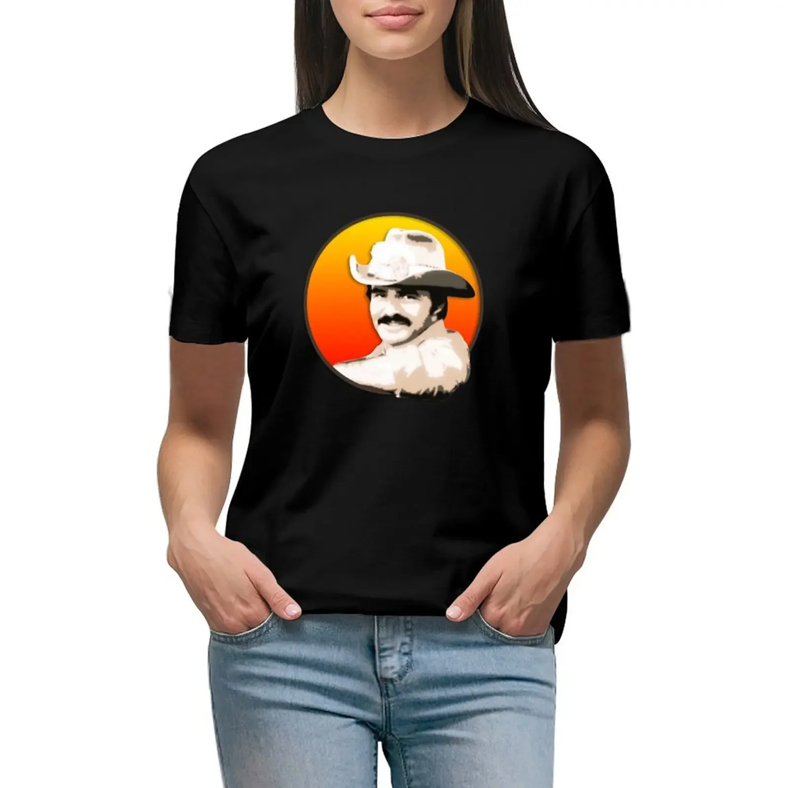 

Burt Reynolds T-Shirt plain sublime customs design your own Female clothing Women's cotton t-shirt