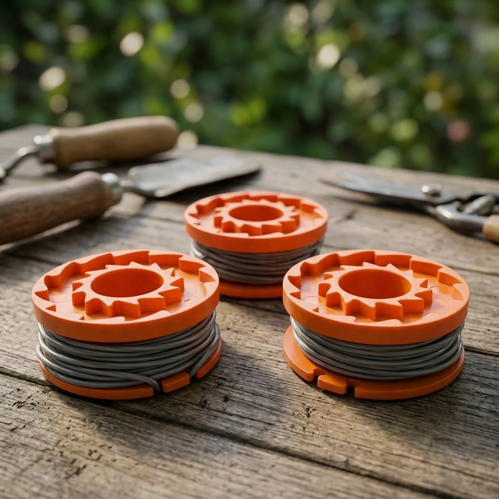 3 Pack Replacement Trimmer Spool with 1.65mm Line for Mac For Allister MGTP18Li 3.05 Meters per Spool for Yard Work
