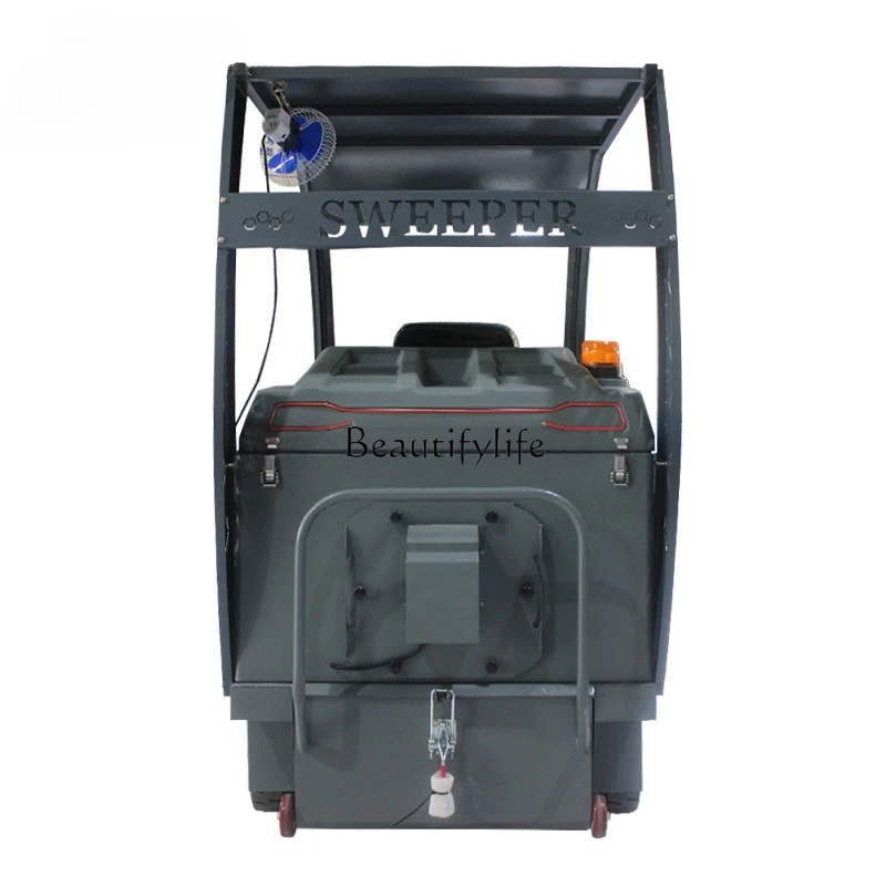 05Commercial Dust Sweeper Property Road Semi-Closed Driving Sweeper