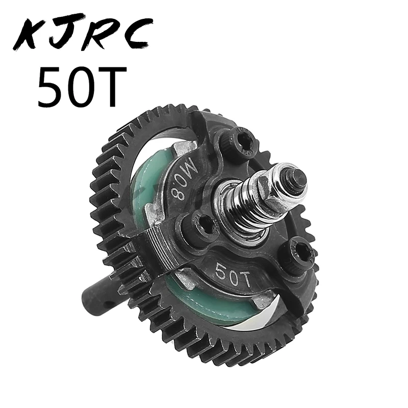 

KJRC Steel M0.8 50T 52T 54T 60T Spur Gear for Traxxas Slash Bandit Rustler Stampede 2WD RC Car Upgrade Parts