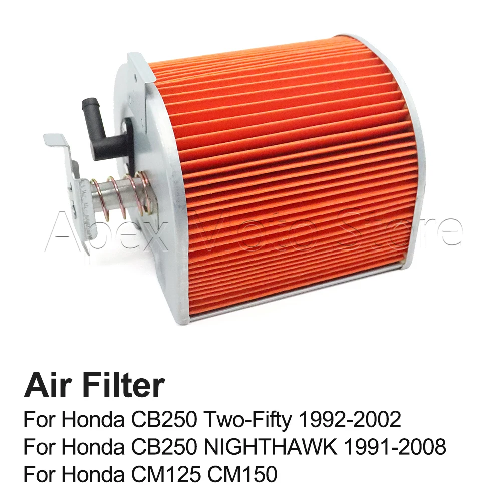 Filtro de Ar para Motocicletas Honda CB 250 CB250 Two-Fifty 1992-2002, CB250 NIGHTHAWK 1991-2008, CM125, CM150