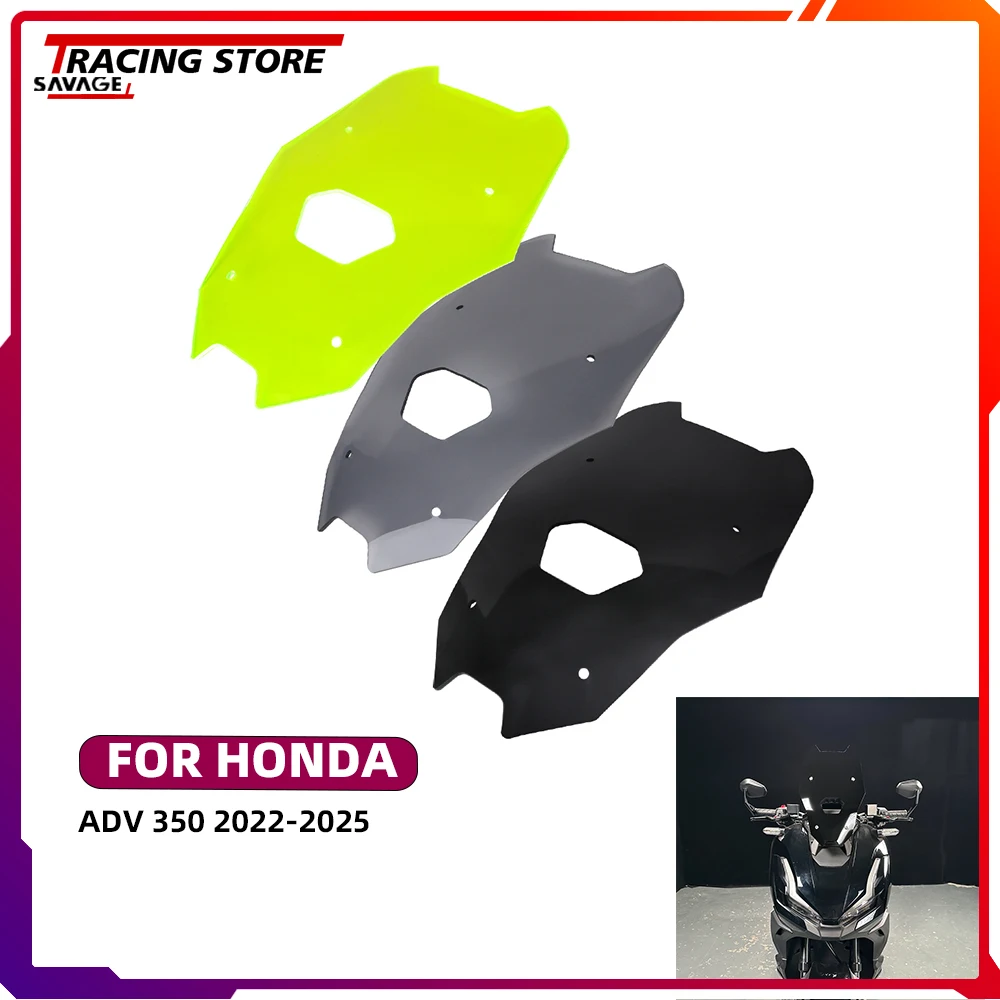 

Motoycle Accessories Windshield Windscreen Wind shield Windproof Air Wind Screen Deflector For Honda ADV 350 ADV350 2022-2025