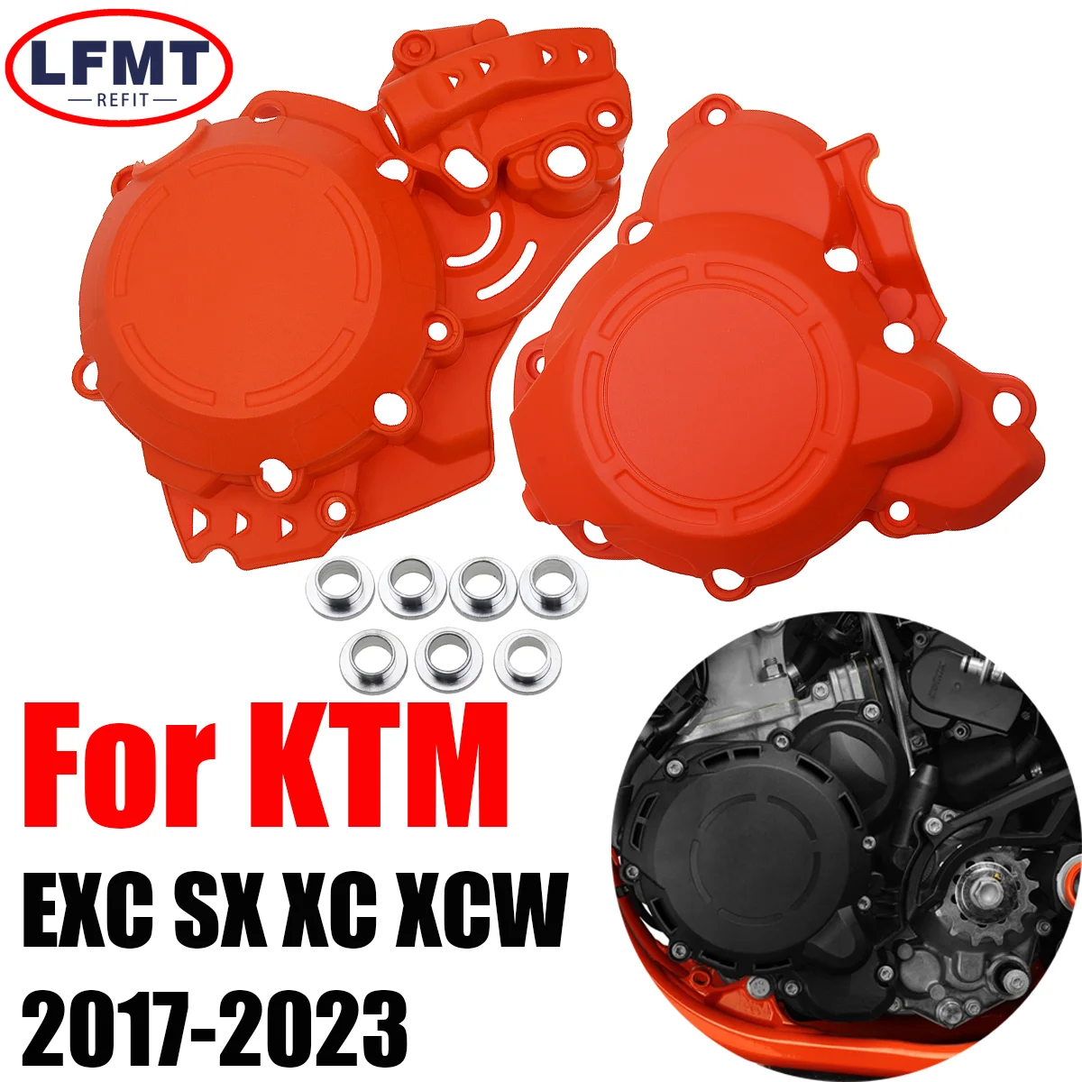 

Ignition Protector Clutch Guard Cover For KTM EXC SX XC XCW TPI Gas Gas EC EX MC Husqvarna TC TE TX 250 300 2017-2023 Motorcycle