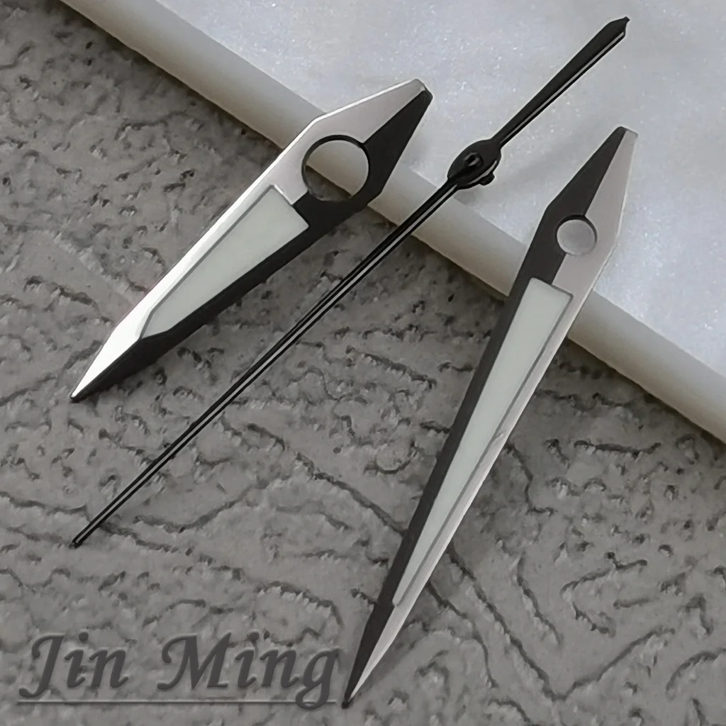 ساعة يد عالية الجودة 12.5*12*8 مللي متر الأخضر مضيئة الفضة بندقية ارتفع الذهب ل NH35/NH36 /4R/ 7S حركة الساعات اكسسوارات