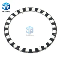 RGB LED Ring 1Bit 8Bit 12Bit 16Bit 24Bit WS2812 5050 RGB LED + Integrated Drivers Built-in full-color actuate lights Round