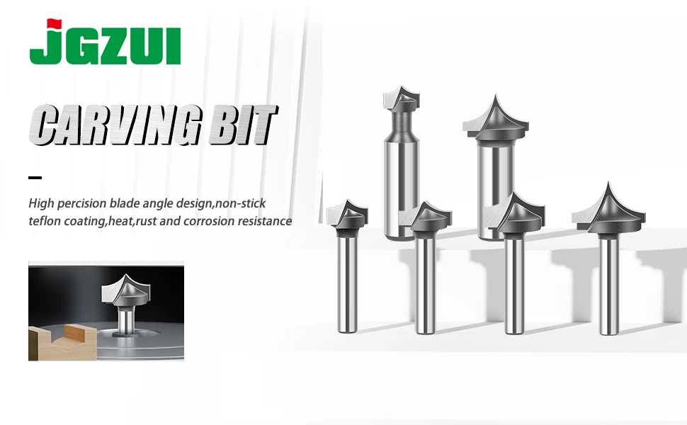 1/4 Inch 1/2 Inch Shank 6mm 12mm Shank Bottom Milling Cutter Slotting Cutter Engraving Machine Bottom Cleaning Router Bit