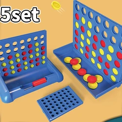 Foldable Connect 4 In A Line Board Game Classic Party Chess Family Toy Early Educational Puzzle Children Thinking Training Gifts