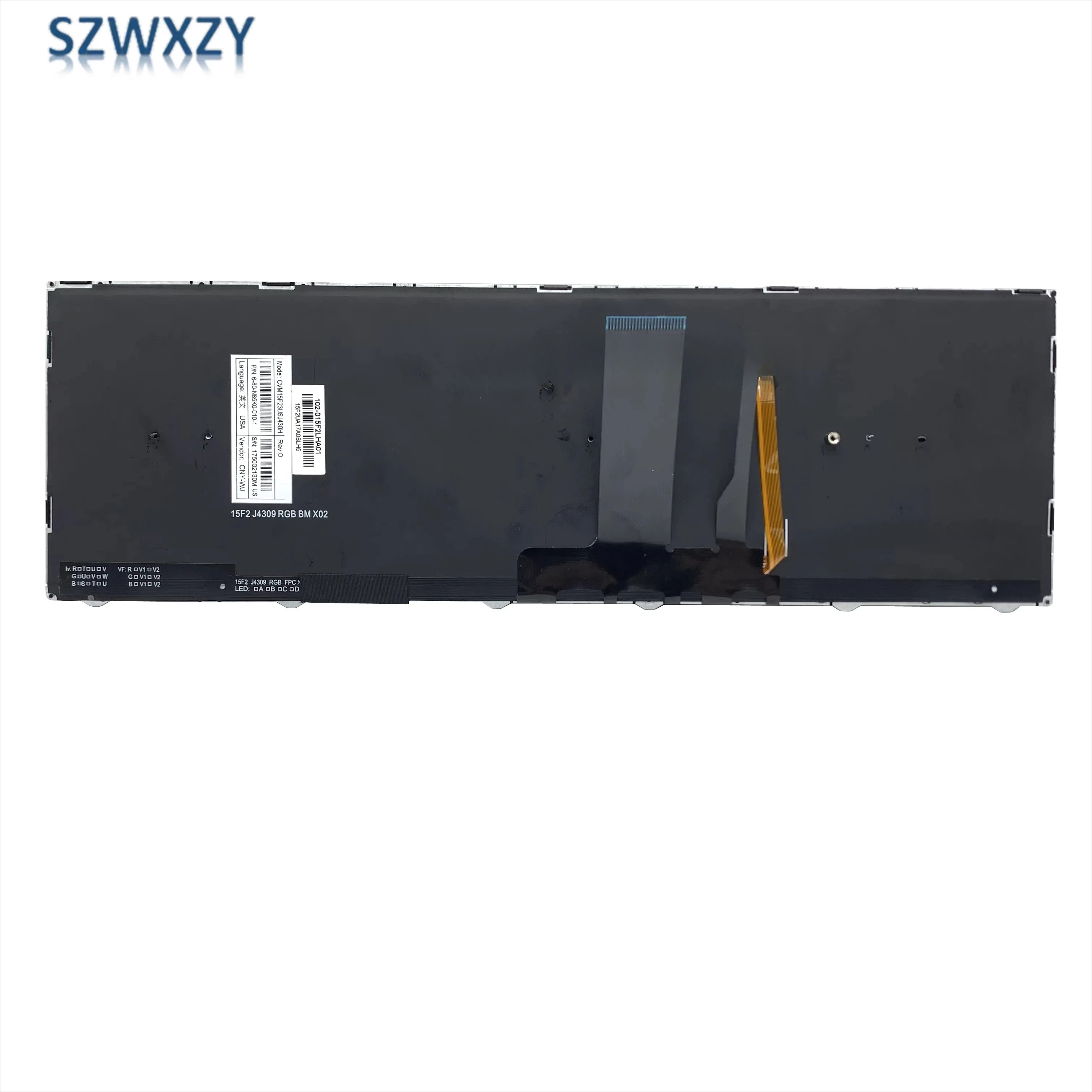 Keyboard for CLEVO N850 Colorful Backlit 6-80-N85H0-011-1 Fast Ship
