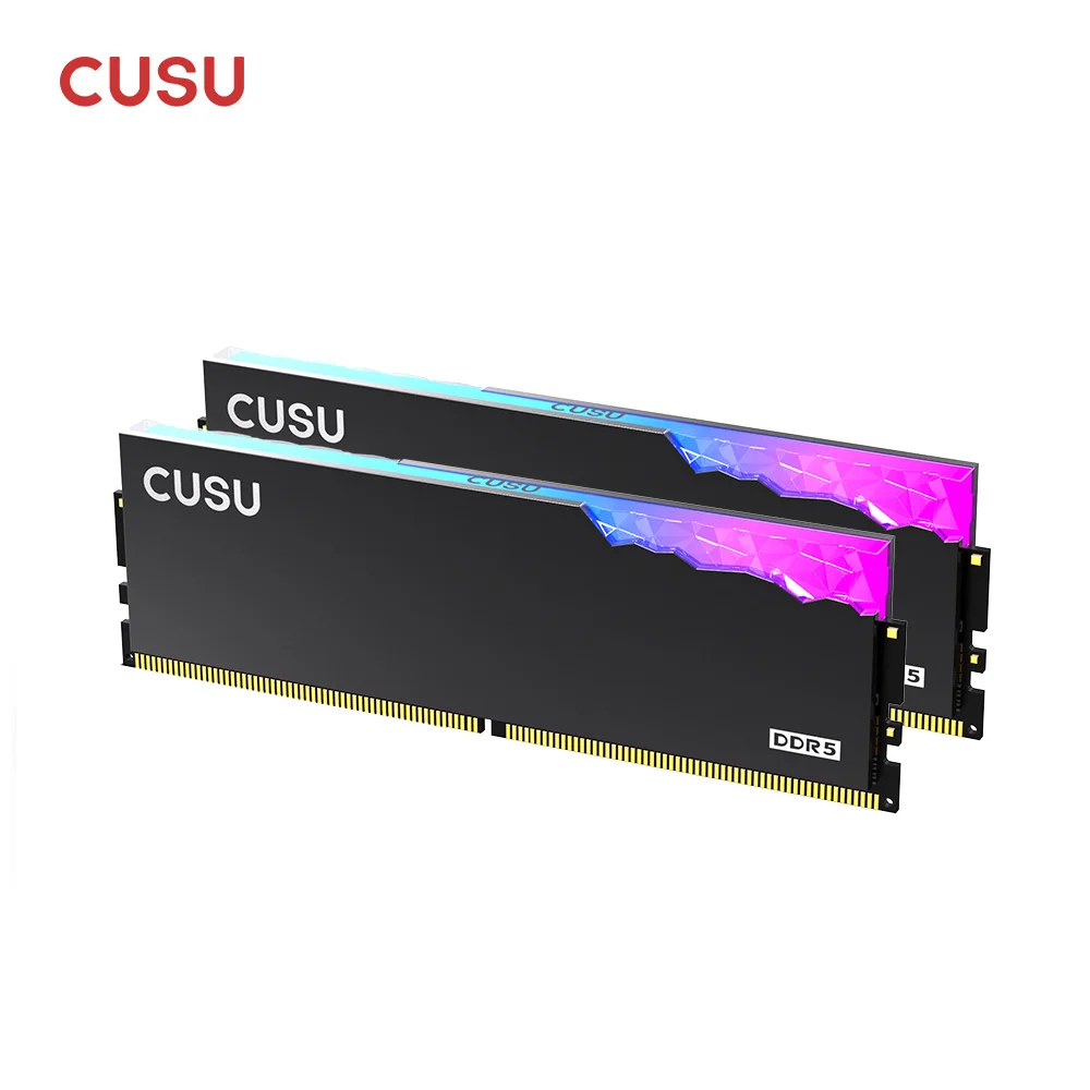 CUSU DDR5 RGB 6000MHz 6400MHz 32GB 16GB UDIMM Ram メモリ DDR5