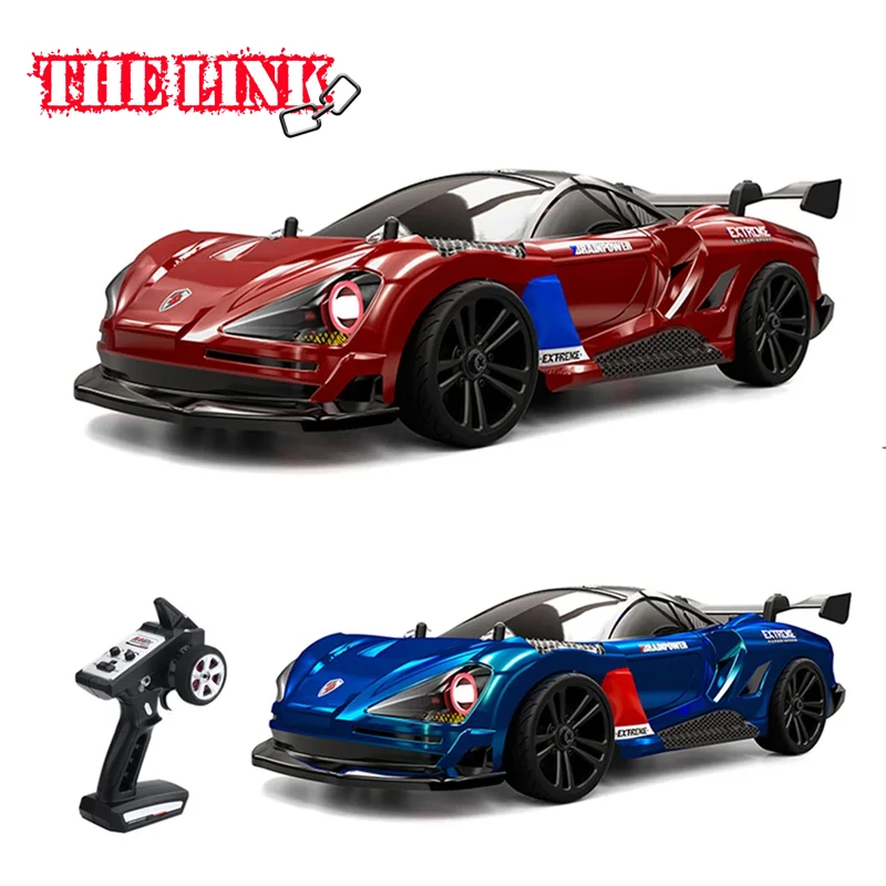 1/16 Scale 35KM+/H High Speed Fast 4WD RC Car Racing Car 2.4Ghz with LED Lights RC Drift Remote Control Car for Adults Kids Gift