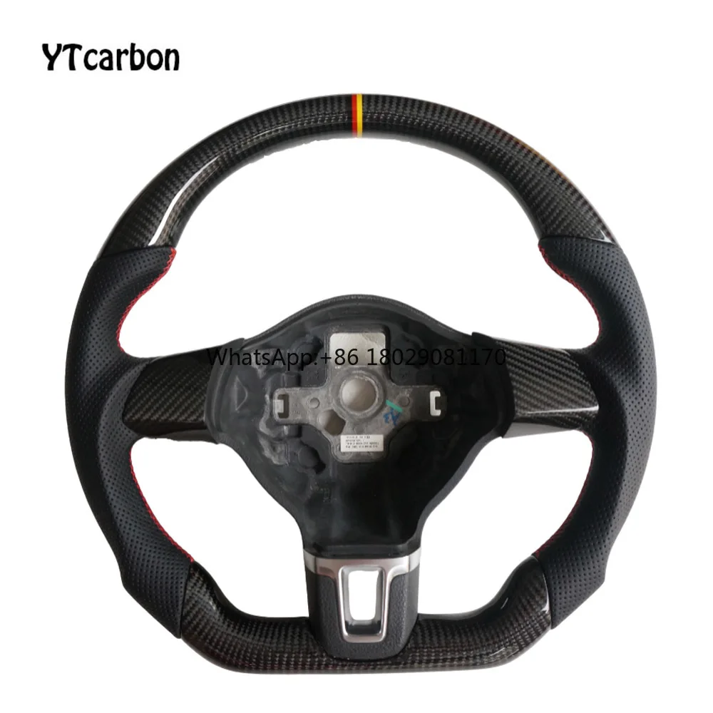 Car Steering Wheel Fit for Scirocco VW Golf 6 GTI MK6 Polo 6R GTI Scirocco R Passat CC steering wheel