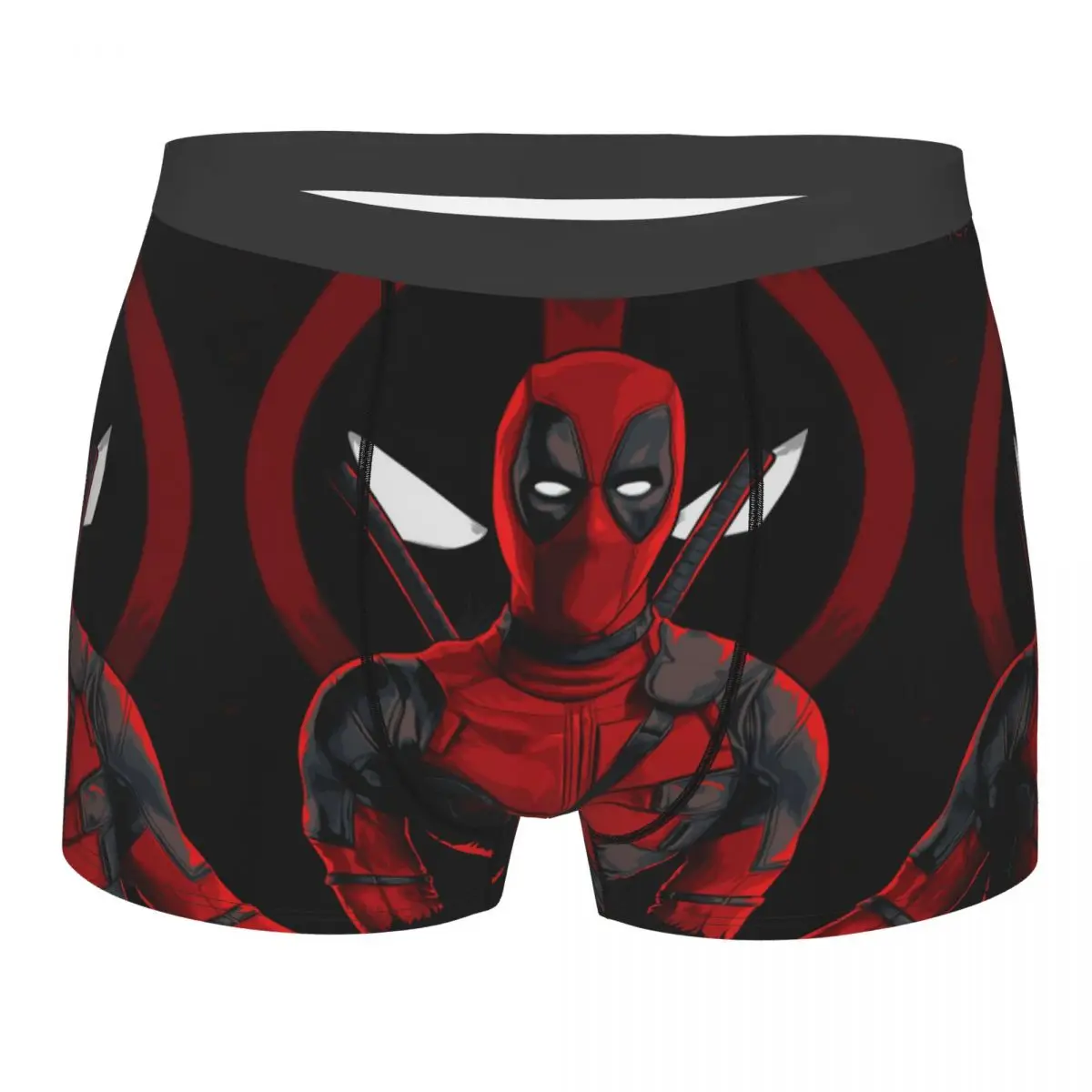 

Superhero Deadpool Boxer Shorts Men 3D Print Male Stretch Underwear Panties Briefs