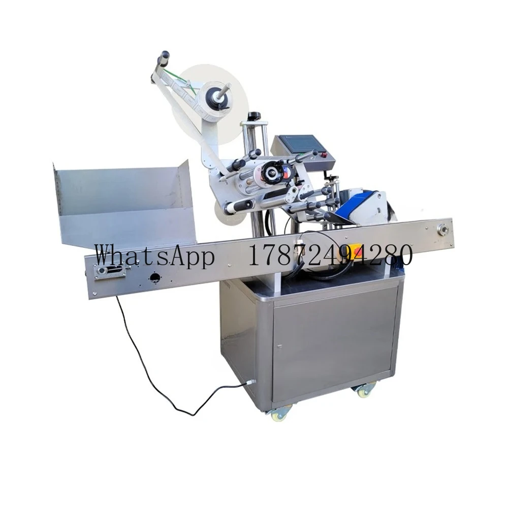 LT-330 Fully Automatic Cos metic Aluminum Plastic Soft Round Tube Pencil Paging Labeling Machine Laboratory Tube Labeler Machine