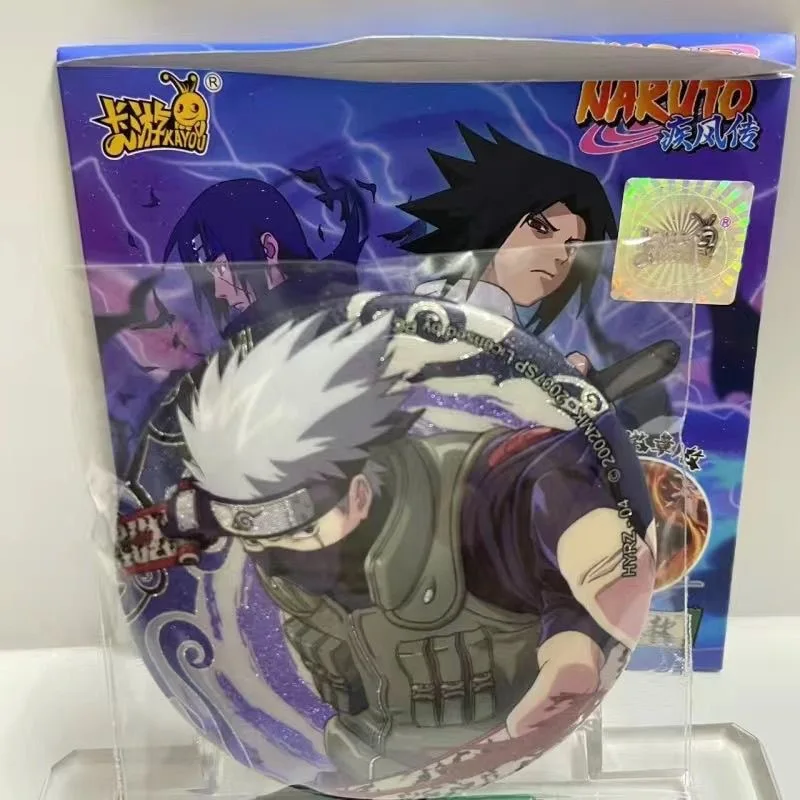 Recién llegado, juego de cartas auténtico, insignia de crisis mundial Ninja, 1er Shot Bar, Naruto, serie Regular, insignia oficial, regalo de cumpleaños