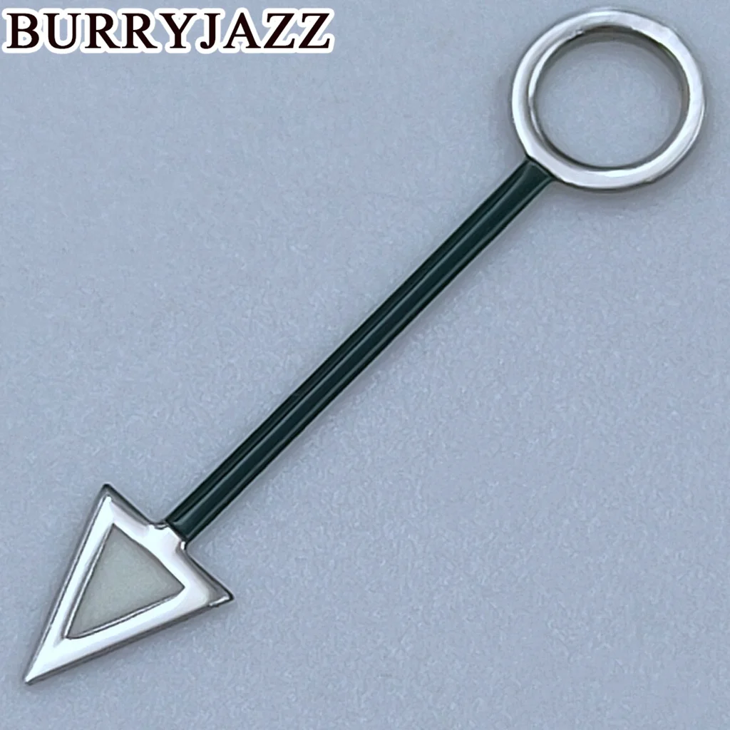 Burry jazz Silber Gold Roségold Schwarz Blau Grün Lila Braun Uhrzeiger Leuchtende Zeiger passen nh34 gmt Bewegungen – Detail 15
