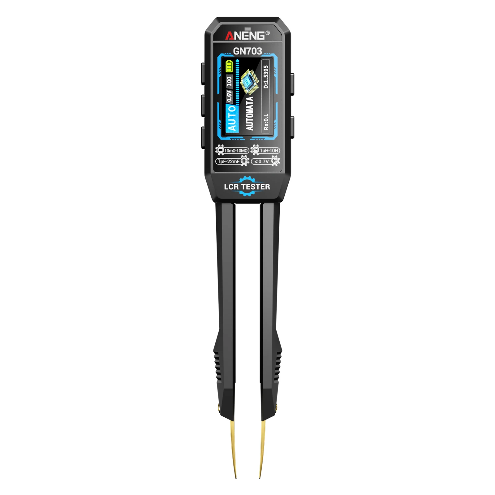 

ANENG Smart Auto Tweezers LCR Meter Professional SMD ESR Test Capacitance Resistance Inductance Digital LCR Bridge Calibration