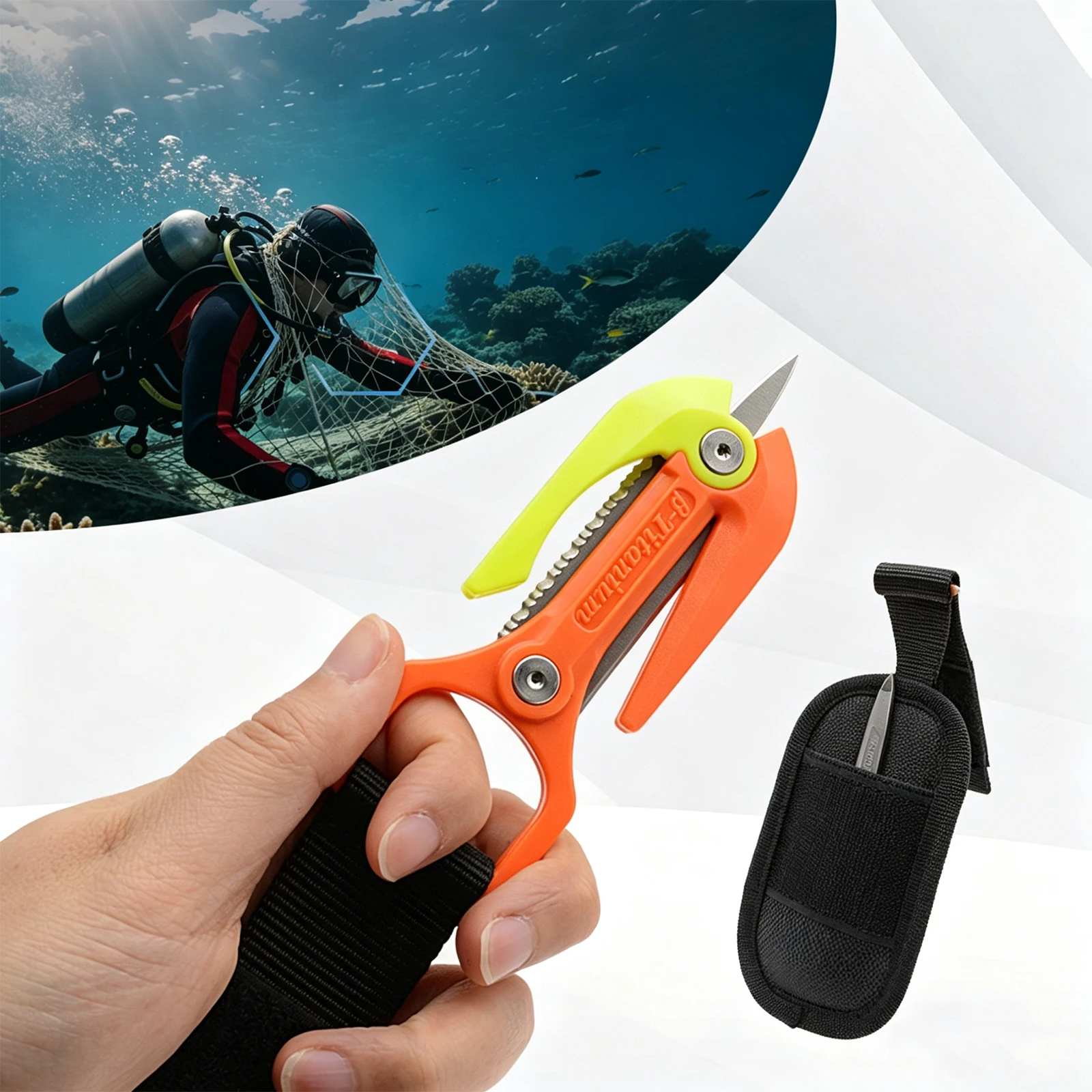 スキューバダイビング用カッティングツール 2in1 ポータブ - Fishing Line Cutter のレビューと価格