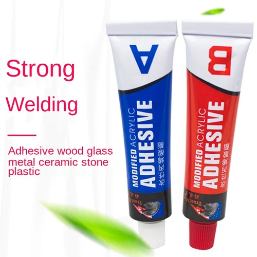 Imagen 1 del producto Pegamento AB, hierro, acero inoxidable, aleación de aluminio, vidrio, plástico, madera, cerámica, fuerte secado rápido, selladores de reparación de fundición acrílica