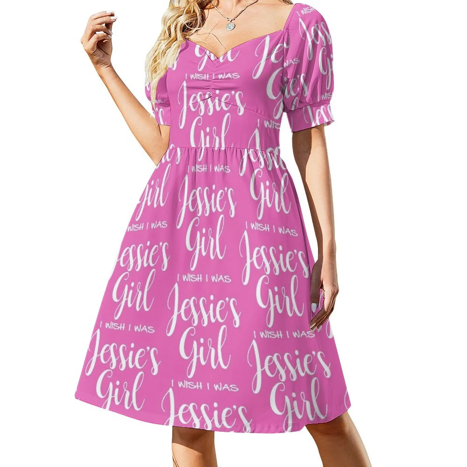 

I wish I was Jessie's Girl - White Dress dress for women 2024 evening dresses women