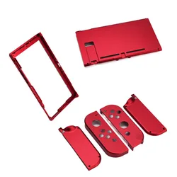 Metalls chale Abdeckung für Schalter Aluminium legierung Ersatz Rück platte Joy Con Gehäuse Schale Abdeckung für ns