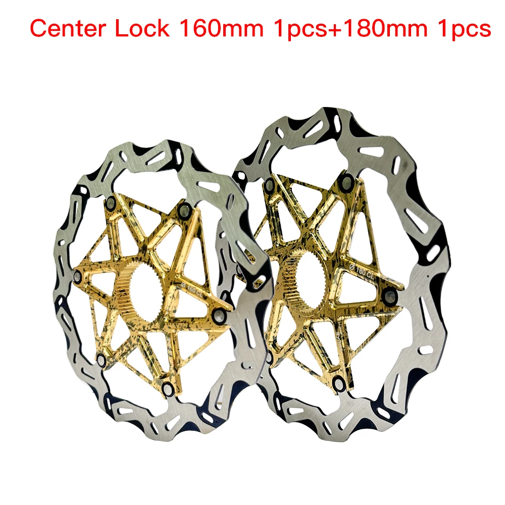 Fiets Remschijf YOD4 6-gat Center Lock 160mm 180mm 203mm / 1.95mm Fiets Remschijven Road MTB Schijfremmen