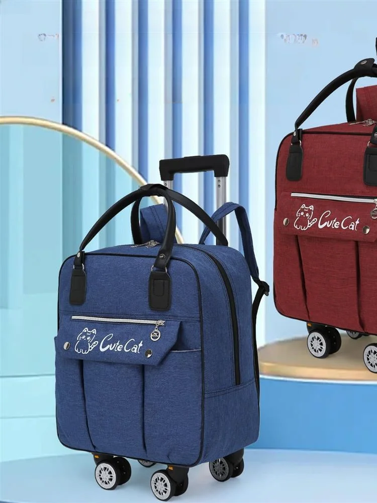 

Ультракомпактная дорожная сумка New Large Capaci, съемная сумка на колесиках, водонепроницаемая сумка из ткани Окс, Street Trend ex