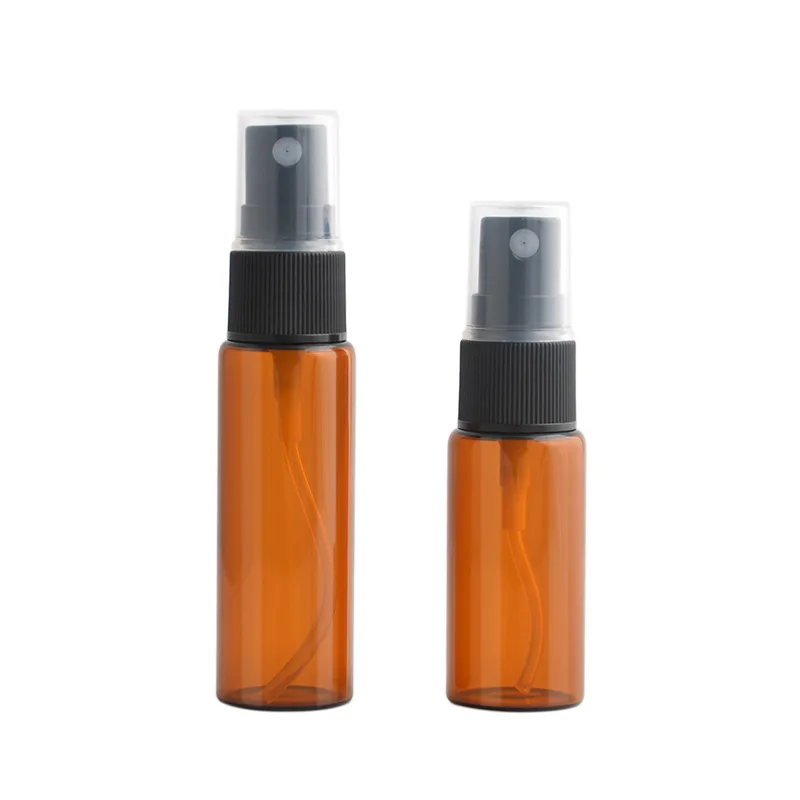 5 Stks/pak Amber Lege Parfum Fles Verstuiver Draagbare Mini Hervulbare Spuitpomp Glazen Flessen Voor Reizen