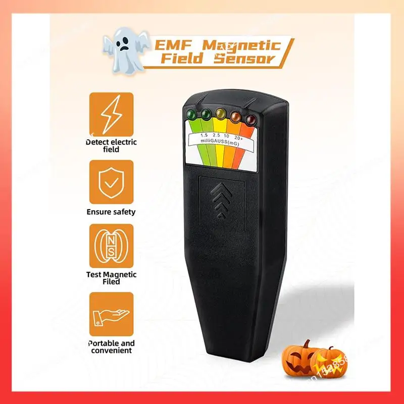 مقياس ABNR EMF، مجموعة معدات صيد الأشباح، معدات خارجية LCD كاشف Emf للفحص في المنزل والمكتب والخارجي