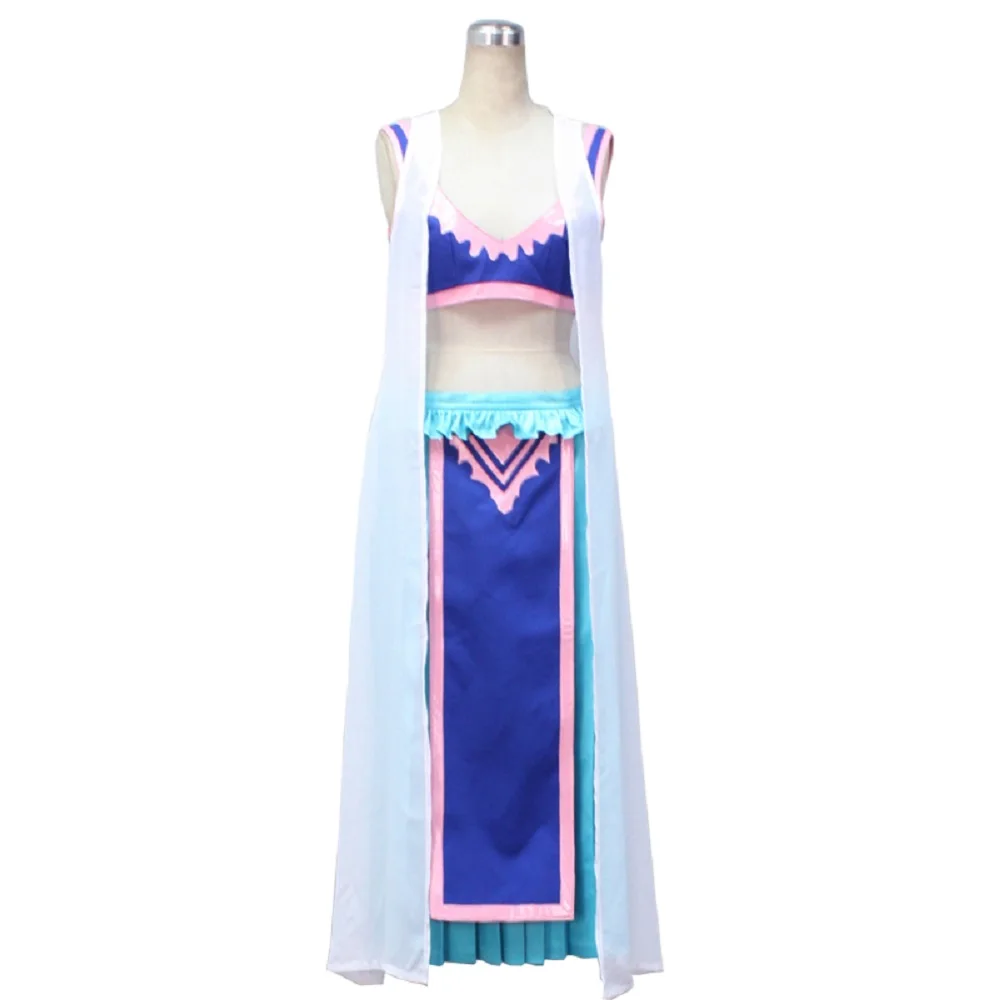 Unisex Anime Cos Nefeltari Vivi Miss Wednesday Cosplay Costume Outfit Custom Size