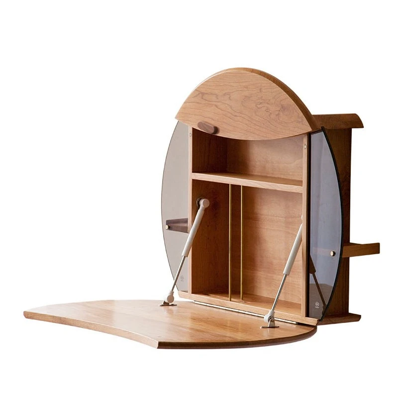 

Wall-mounted dresser, folding table, small bedroom dressing cabinet