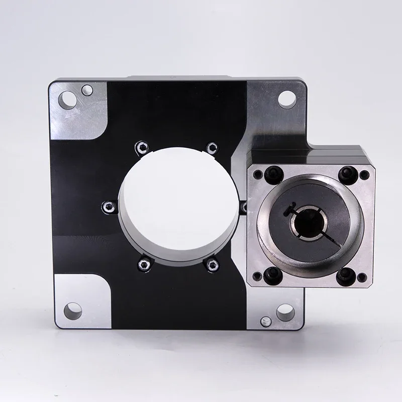 2025 Precision 42 60 Electric Indexing Disk Reducer Servo Stepping Motor Driven Hollow Rotating Platform Planetary Gearbox