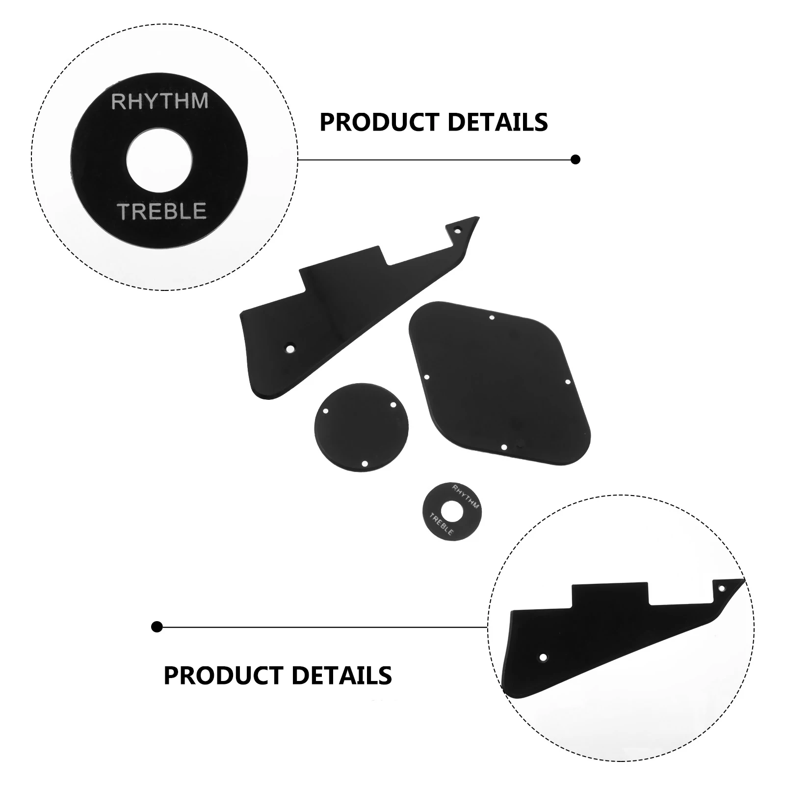 

Electric Guitar Cover Metal Accessories Simple Scratch Plate Part Guitars