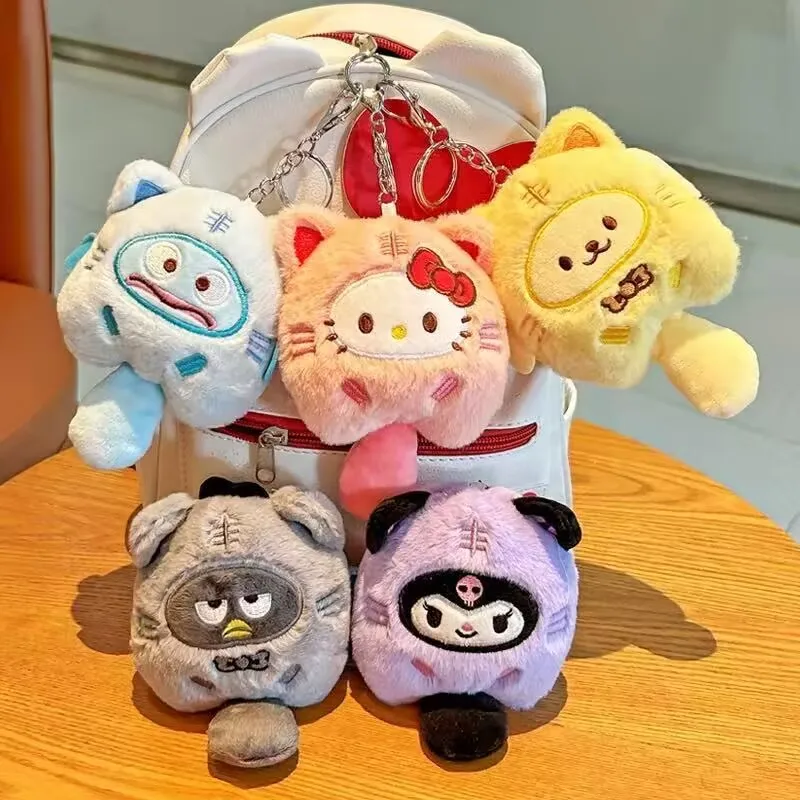 

New Backpack Pendant Jade Guigou Doll Cute Cartoon Plush Kt Cat Doll Car Keychain Women'S Bag Backpack Pendant