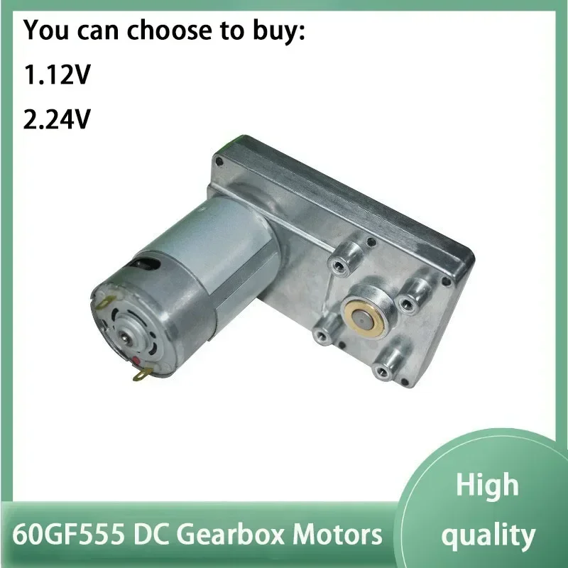 

Electric Power Tools Accessories 60GF555 12V 24V Spur Gear Reducer Box Gearbox Motors Automation Equipment DC Brushed Motors