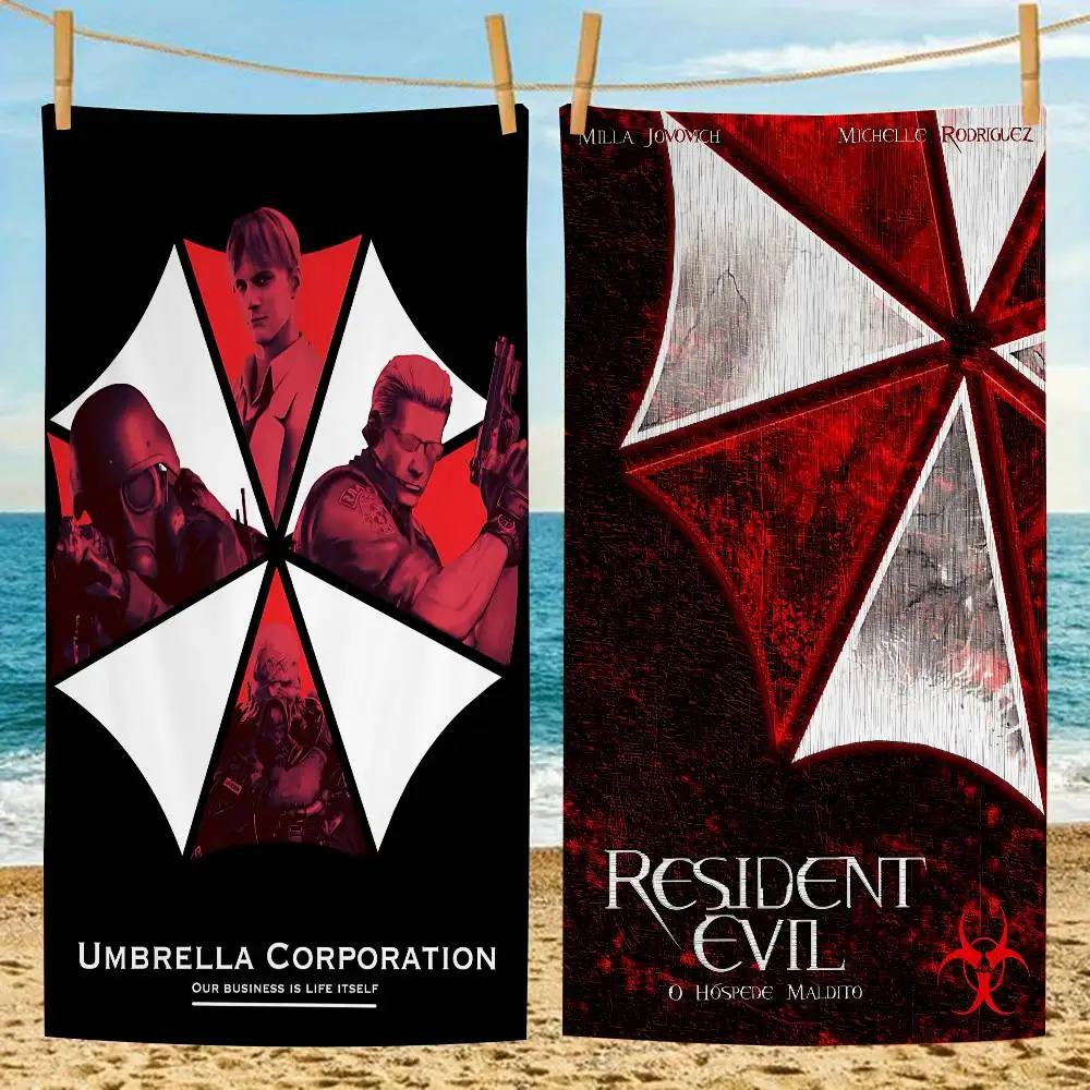 Game Corporation U-Umbrella C-Corporation Microfiber Blanket Quick Drying Beach Towels Oversized Printing Super Absorbent Towel